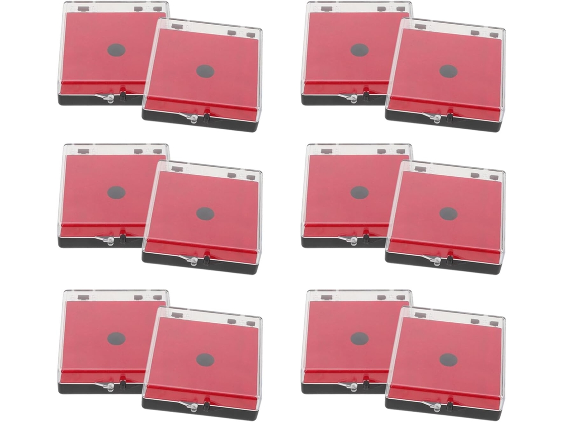 Juego De 12 Estuches Protectores Para Monedas, Organizadores Pequeños Para Monedas, Soportes De Exhibición.
