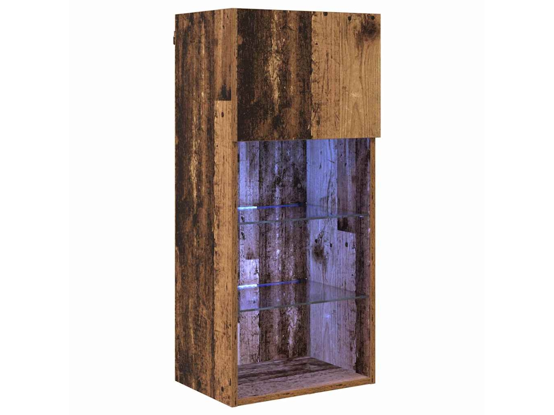 Maison Exclusive - Mueble De Tv Montado En La Pared Madera Vieja 40,5 X 30 X 90 Cm