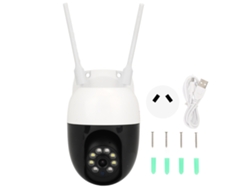Cámara Wifi Inalámbrica 1080p Con Visión Nocturna, Detección De Movimiento, Audio Bidireccional, Seguridad Para El Hogar, Enchufe Australiano.