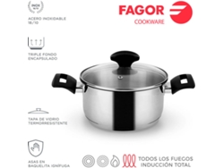 Casserola Alaia - Tapa Ø24Cm Acero Inoxidable 18/10 FAGOR