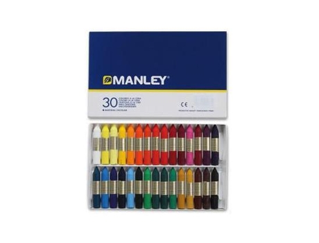 Lápis de Cera Manley 30 Núcleos