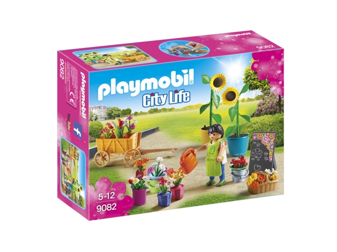 PLAYMOBIL City Life: Floristería - 9082 (Edad Mínima: 5)