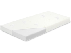 Colchón para Cuna portatil de 60x120x9cm Infantil Niños, Niñas Forro con Cremallera Aloe Vera COSHANO
