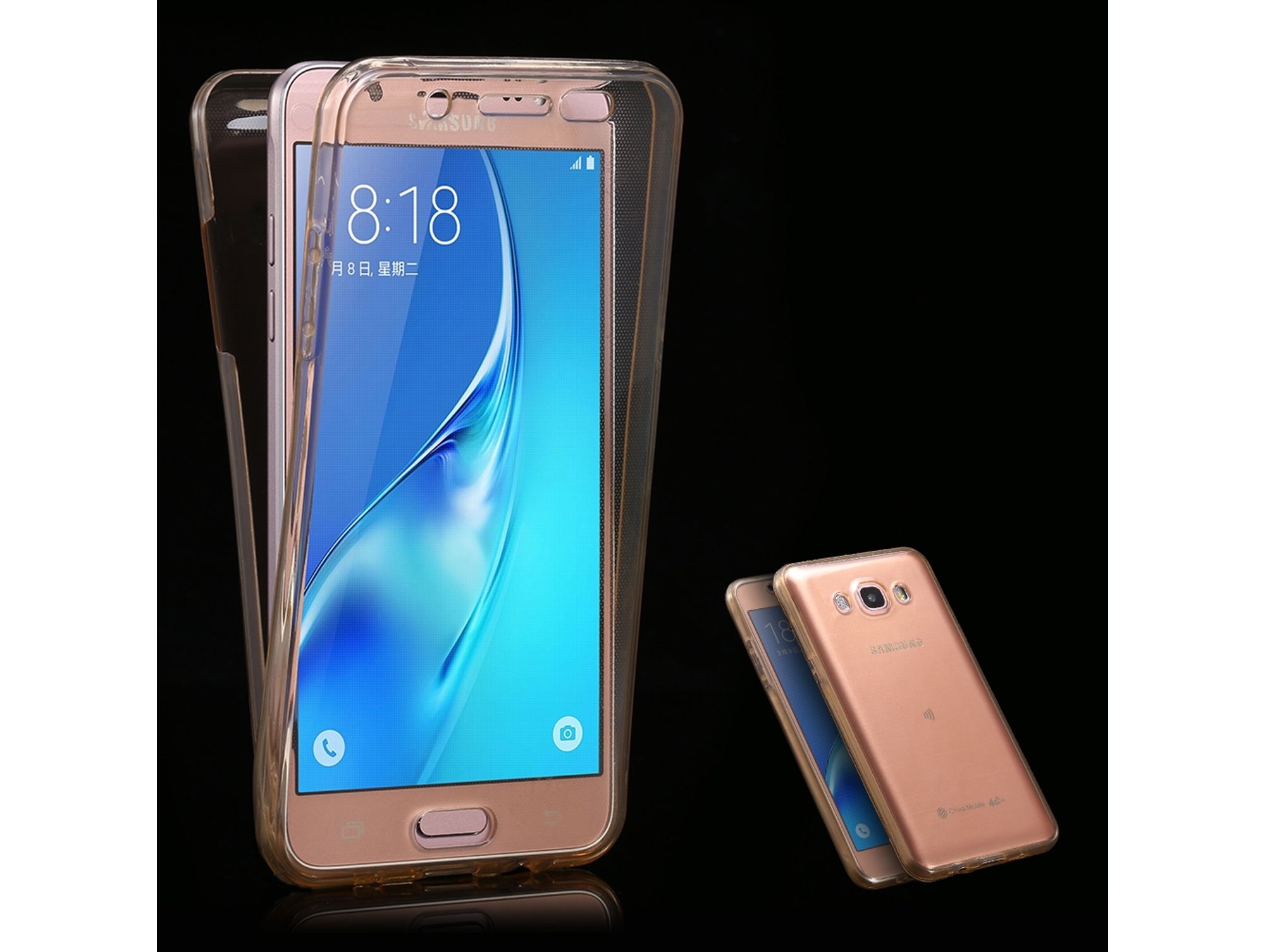 Funda Samsung Galaxy J7 2017 FORCELL 360º Full Transparente