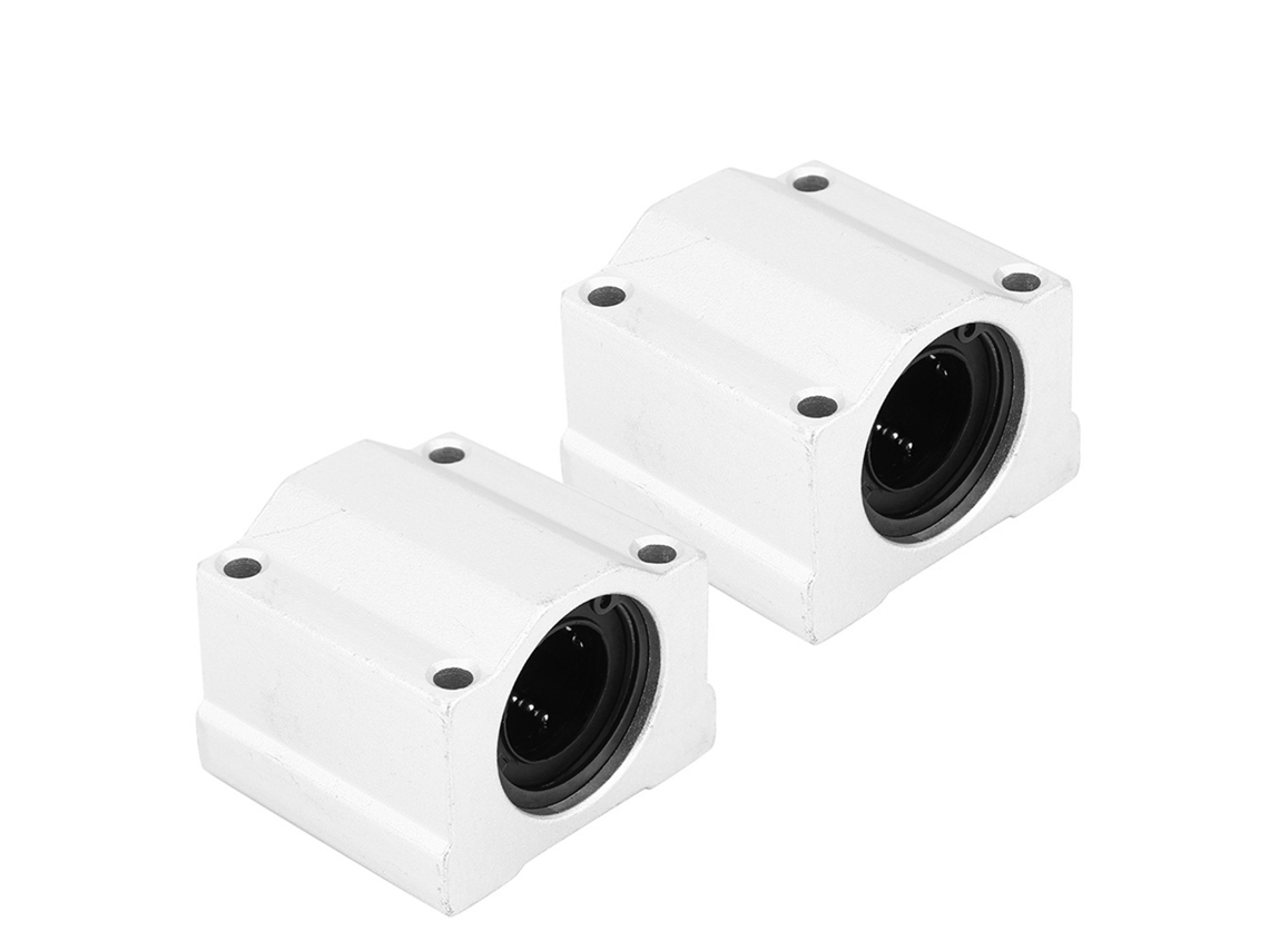 2 Piezas Sc20uu 20mm Cojinete De Bola Deslizante Para Movimiento Lineal Cnc, Bloque Deslizante