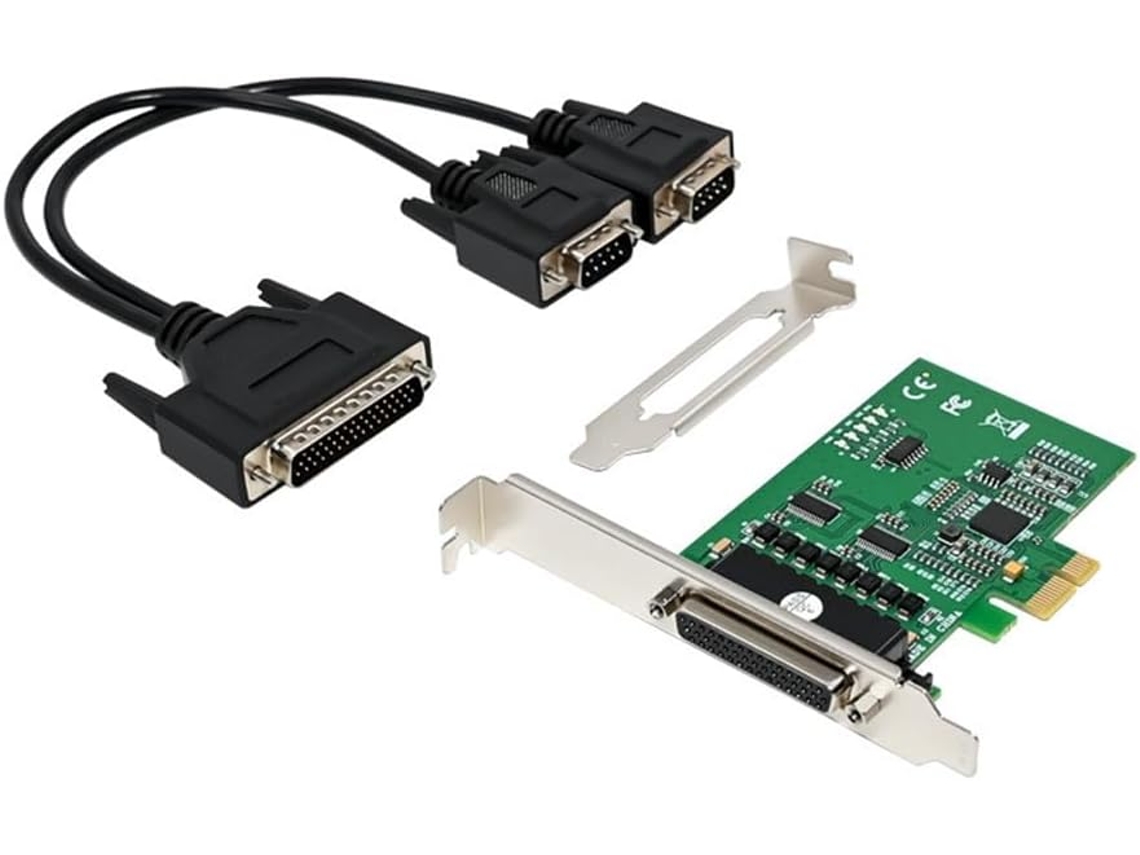 Tarjeta Adaptadora De Puerto Serie Rs232 Controlador De E/s Pcie Pcie X1 Pcie 2.0