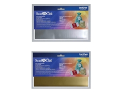 8 hojas de transferencia de aluminio 10 x 20 cm BROTHER ScanNCut - dorado & plateado