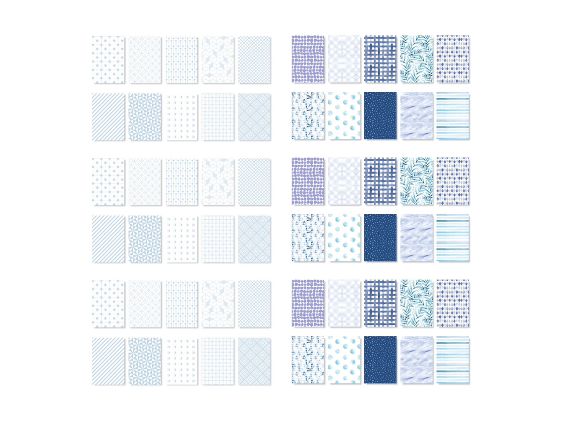 Papel para álbumes de recortes pequeños, patrones neutros, 300 piezas para álbumes de recortes NEVEANCE