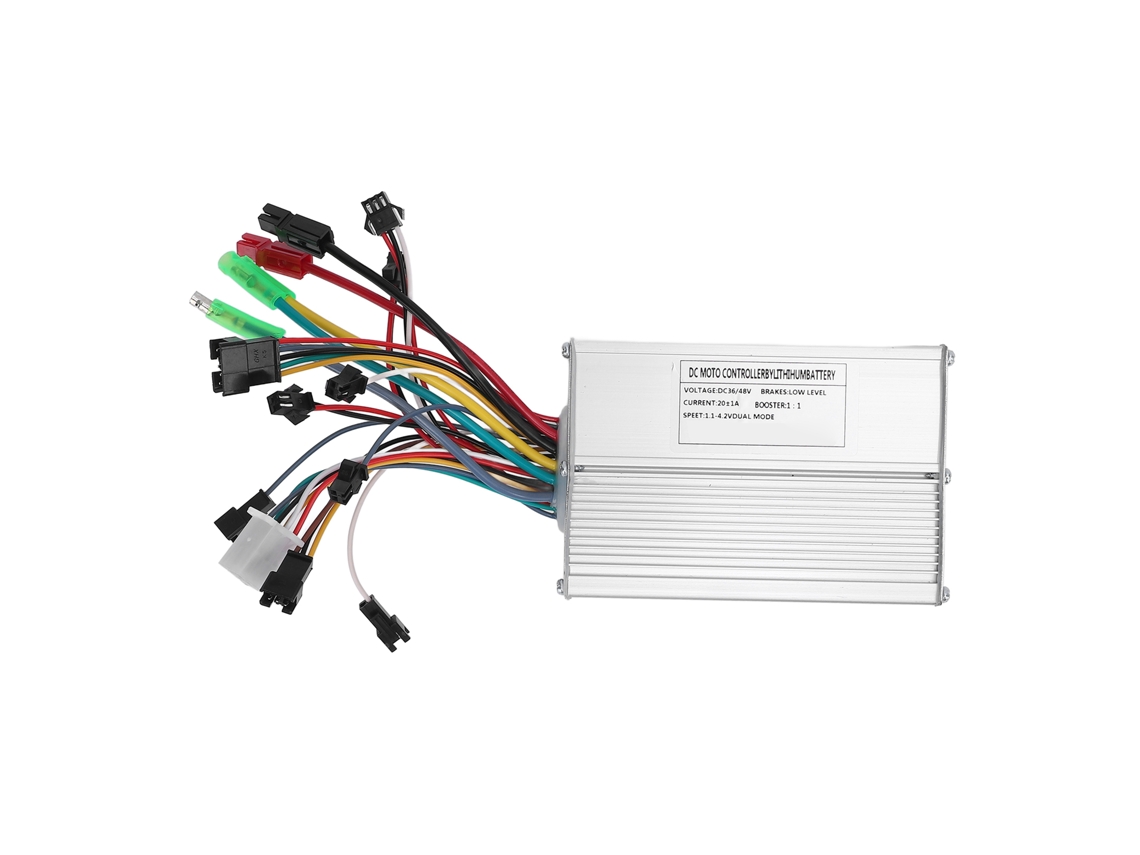 Jinwei-controlador De Motor Brushless 36v 48v 20a 9 Tubos Onda Senoidal 3 Modos Para Motores 350w 500w Accesorios De Patinete Eléctrico