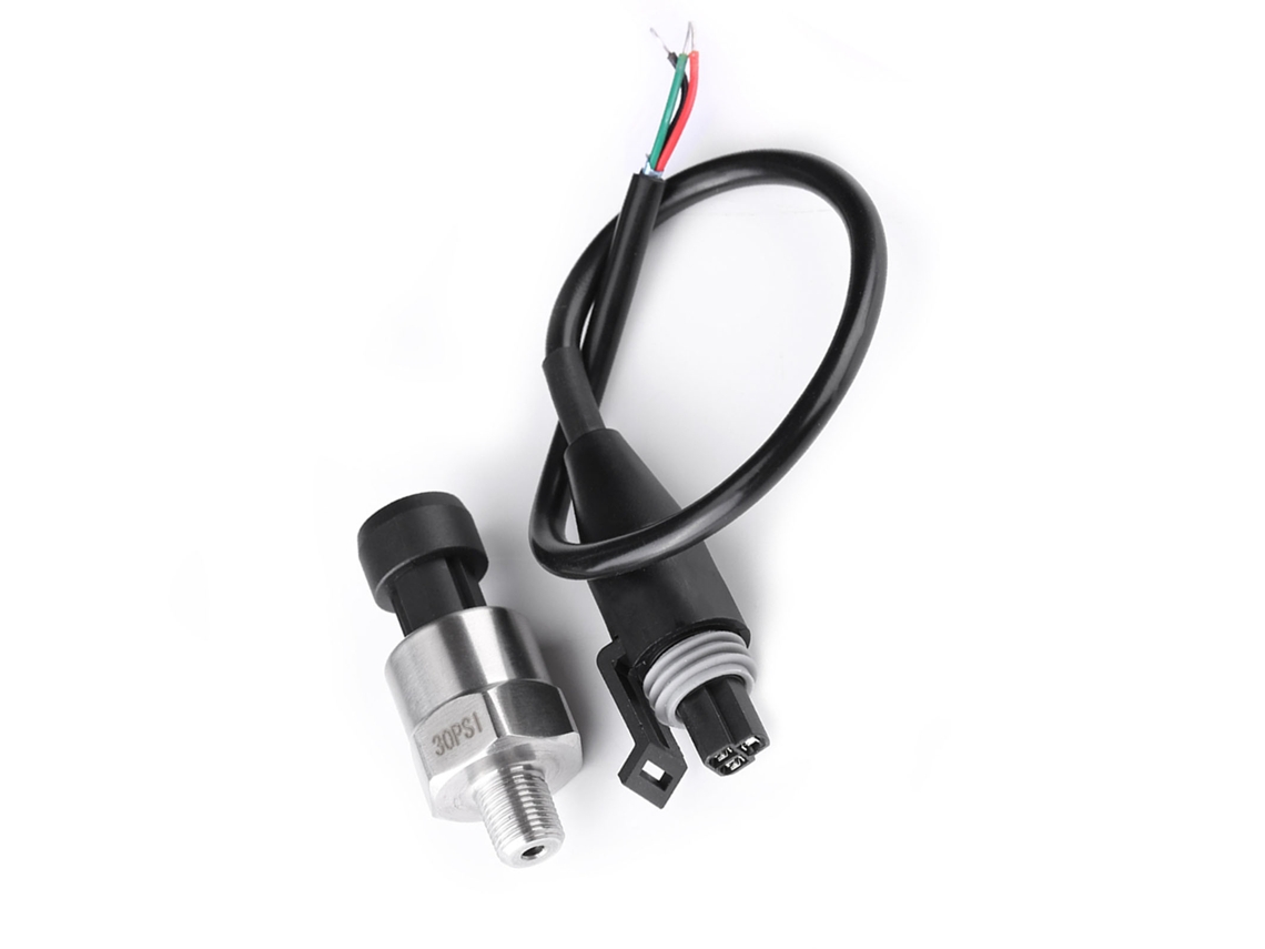 Transductor de presión de acero inoxidable 2026dz-sensor para aceite, combustible, aire y agua (30 psi)