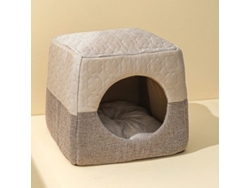 2026-cueva Cama Para Gatos Interiores Hasta 7kg, 37x33x30cm, Diseño 3 En 1 Cueva Caliente Casa Gatuna