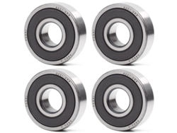 Rodamiento De Bola 6201-2rs 12x32x10mm Doble Junta De Goma Abec 5 Pre-lubricado 4 Piezas