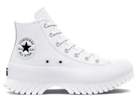 Zapatillas CONVERSE Chuck Taylor All Star Lugged 2.0 Leather Mujer (40 - Blanco)
