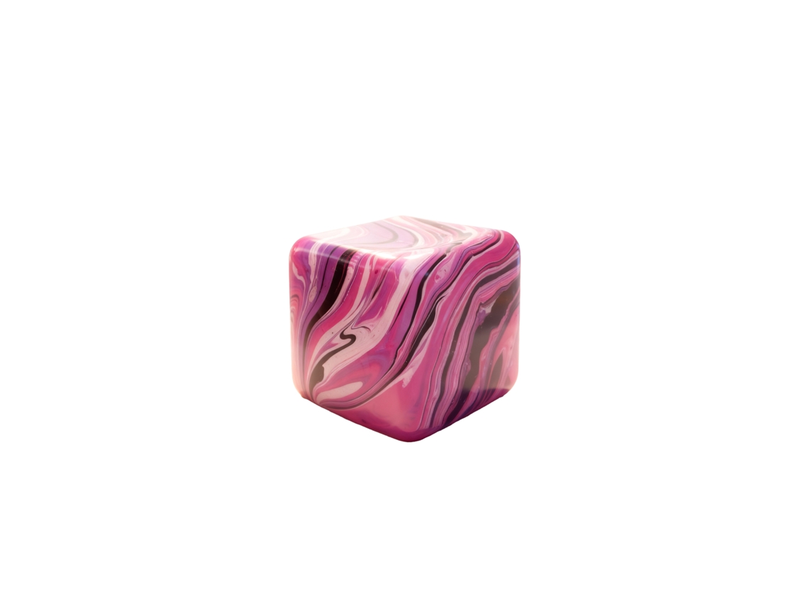 Juguete cuadrado rosa para apretar para niños