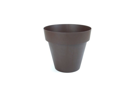 PLASTIKEN TES - Maceta Redonda Clásica Diámetro 18 cm Capacidad 25L Bronce
