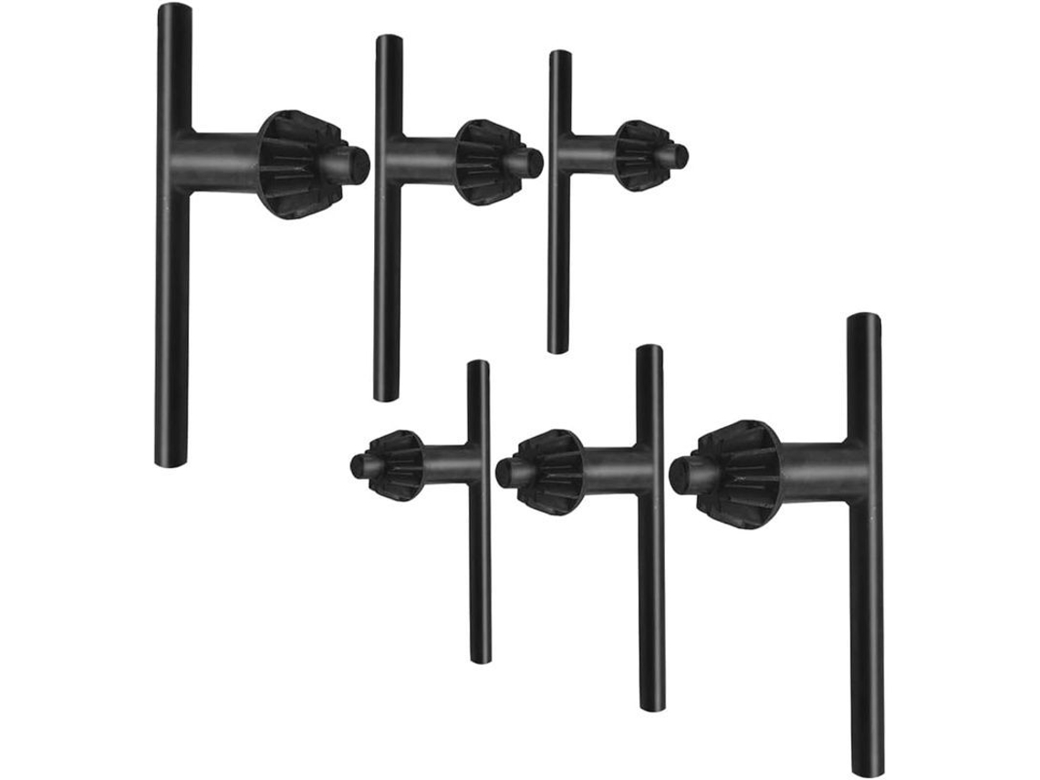 2026-conjunto De Llaves Para Mandril De Taladro Linjou 6 Piezas 10mm 13mm 16mm Acero Carbón