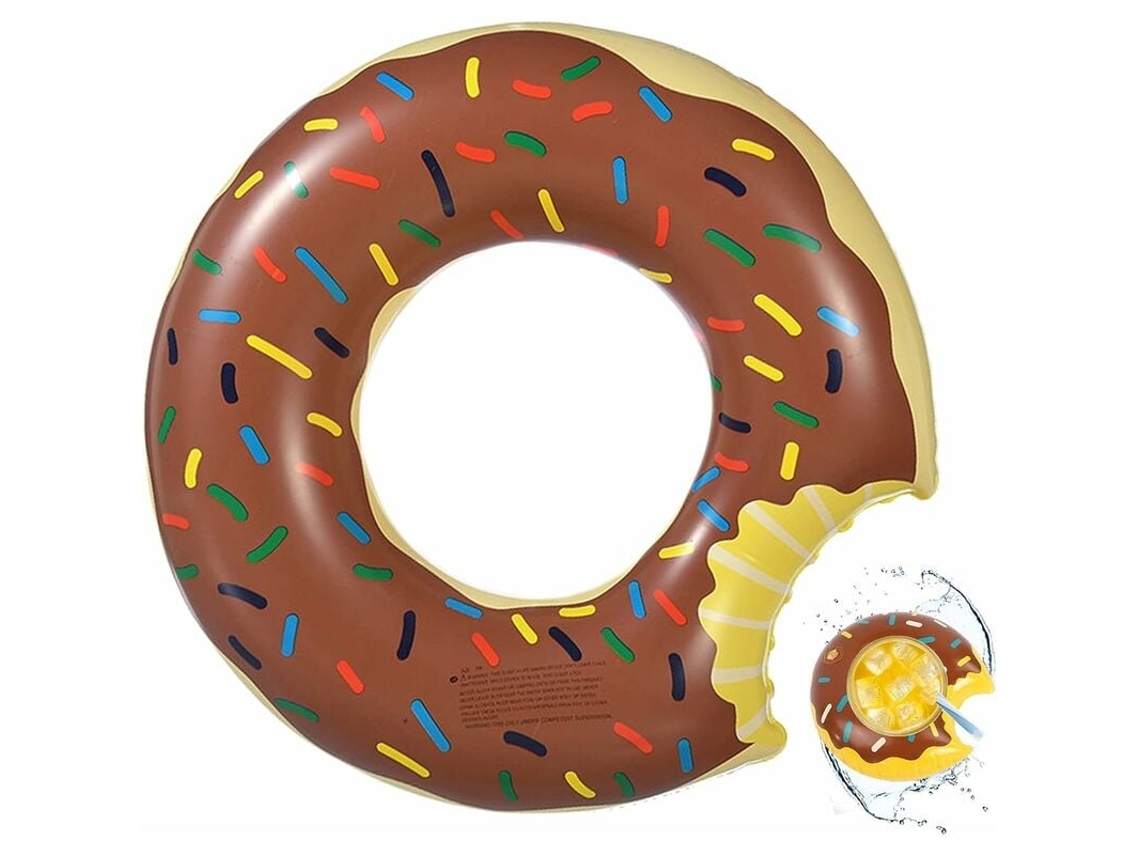 RELAVAEV Rosquinha Inflável Gigante, Acessórios De Piscina Exclusivos, Vinil Grosso E Resistente, Fácil De Inflar E Desinflar, Adequado Para Adultos E Crianças