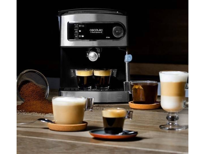 Cafetera CECOTEC Power Espresso 20 (20 bar Café molido y en monodosis) Cafetera CECOTEC Power Espresso 20 (20 bar Café molido y en monodosis)