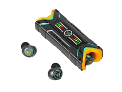 Auriculares Reducción De Ruido Intra Baja Latencia Mecha Gaming Gusshious True Wireless Bluetooth Negro