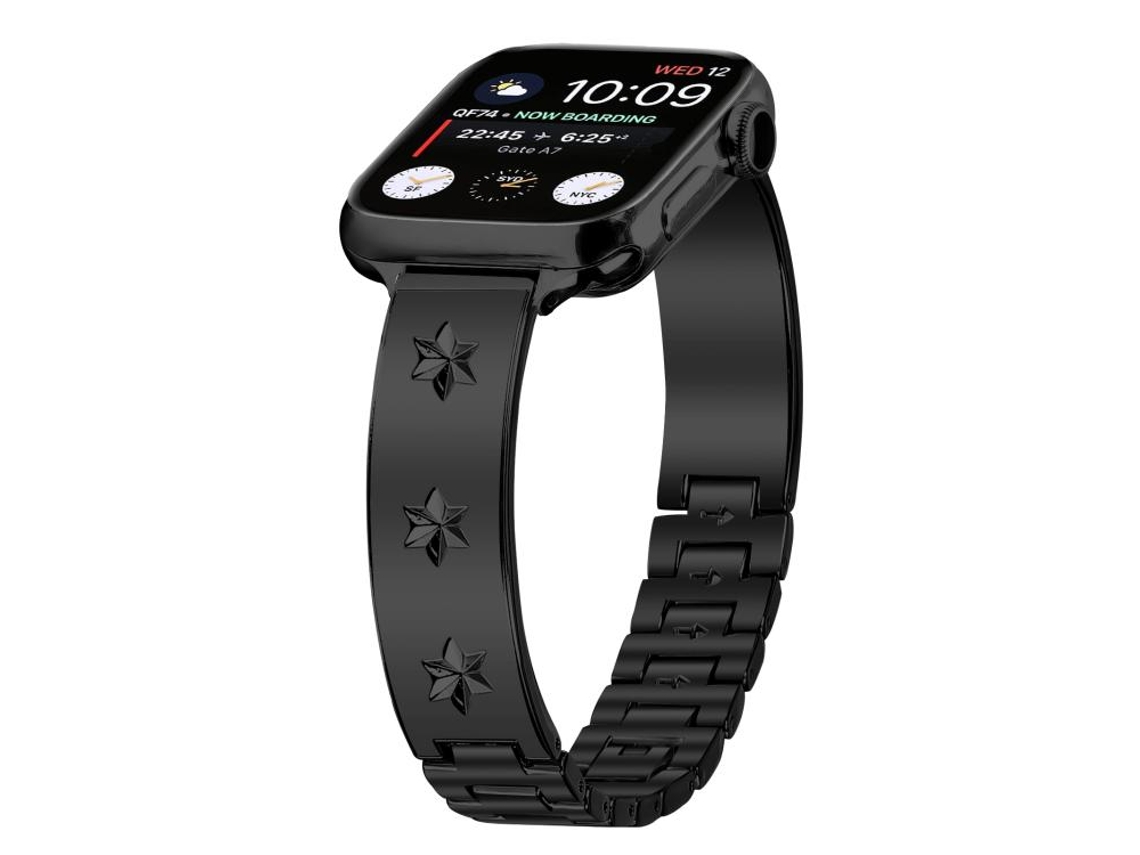 Correa para Apple Watch de 42/41/40/38 mm - Metal con pétalos de copo de nieve