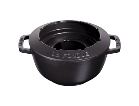 Juego de fondue 20 cm, Negro STAUB