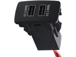 Adaptador De Carga Usb Eficiente Para Coche Para Smartphones Y Tablets.