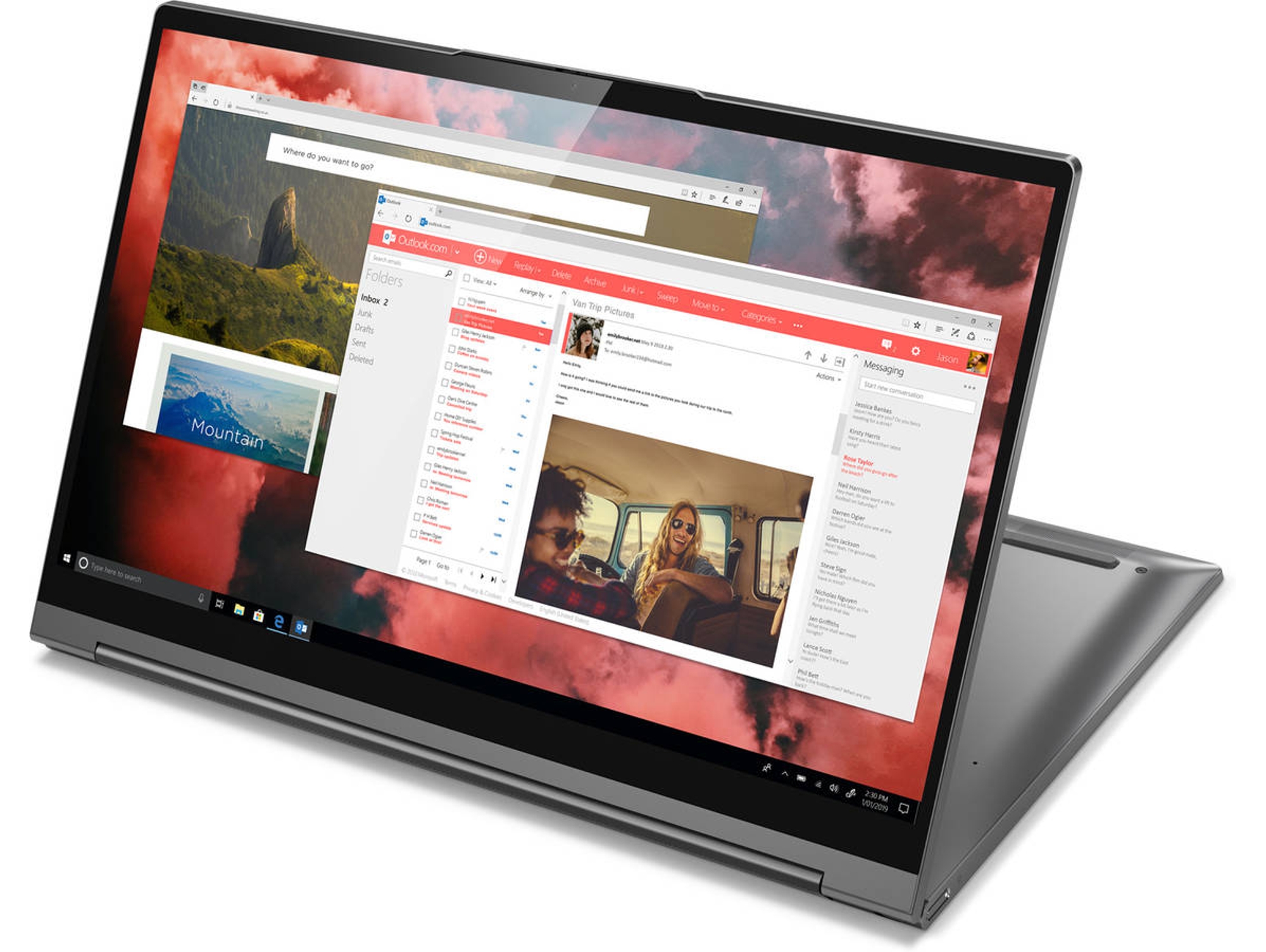 Portátil Convertible 2 en 1 LENOVO Yoga C940-14IIL (14'' - Intel Core i7-1065G7 - RAM: 16 GB - 512 GB SSD - Intel Iris Plus Graphics)