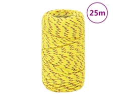 Cuerda De Barco Polipropileno Amarillo 2 Mm 25 M