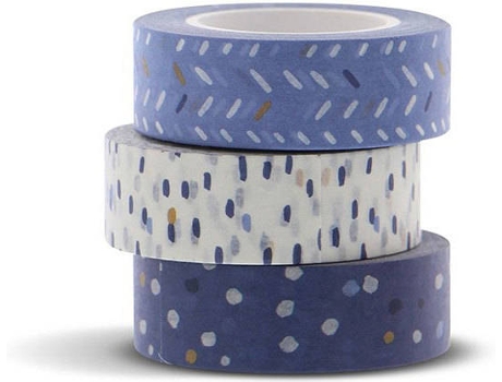 Cintas Adhesivas FILOFAX Set Washi Tape Indigo