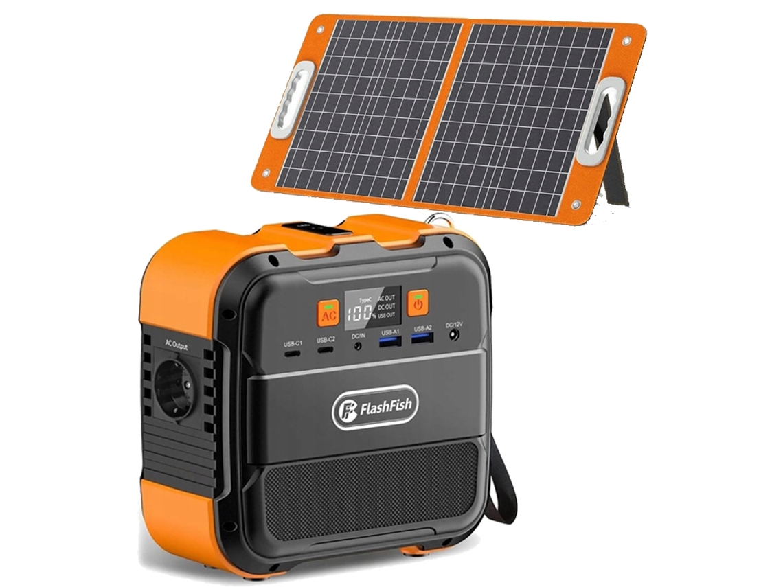 Power Bank FLASHFISH A101 26400 Mah 120 W+Panel Solar Tsp18V 60W