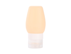 Frascos de silicona portátiles para viajes, ideales para cosméticos y emulsiones.
