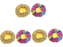 Conjunto De 3 Toucas De Dormir Para Crianças E Bebês Com Cordão Para Maior Estilo E