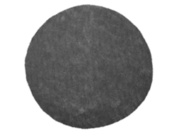 Alfombra BELIANI Demre de Poliéster Gris 140x140
