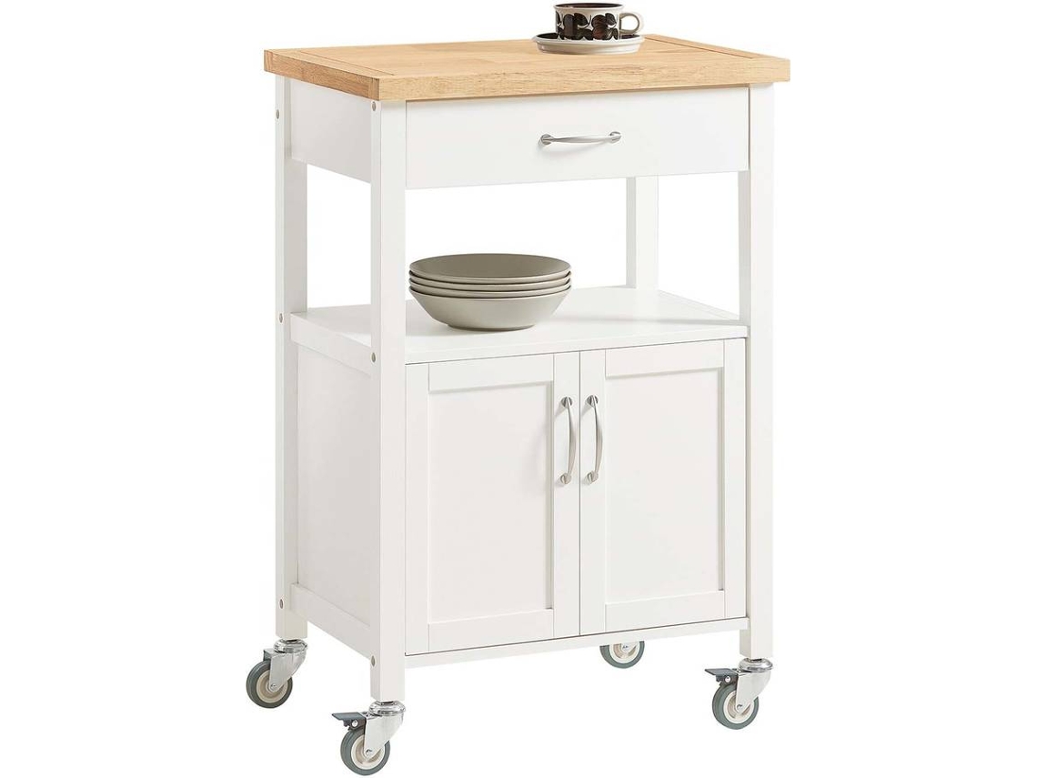 Carrito de Cocina SOBUY FKW22-WN (Madera y MDF - 60x44 cm)