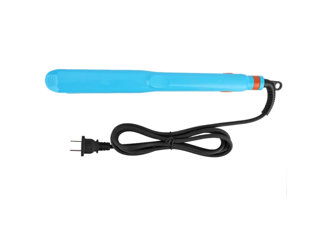 Plancha Y Rizador De Cabello Eléctrico Anión, Herramienta De Peinado, Enchufe Cn 220v, Color Azul