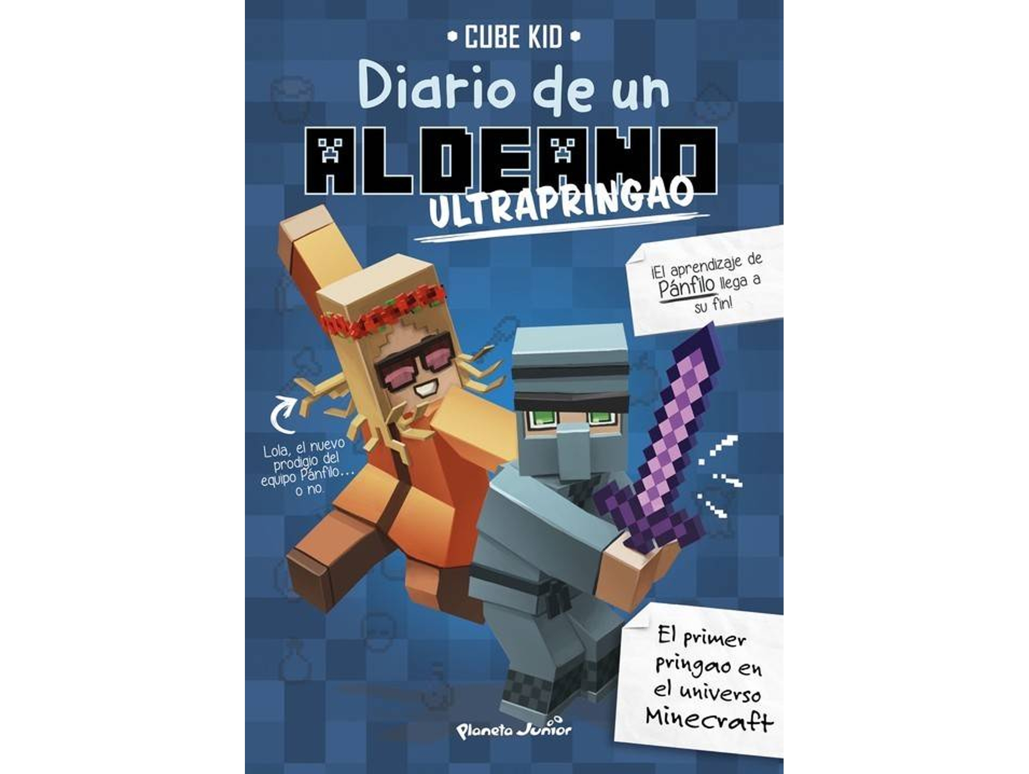 Libro Diario De Un Aldeano Ultrapringao 4 de Cube Kid (Español)