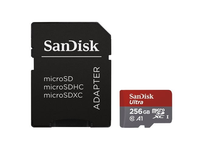 Tarjeta de Memoria MicroSDXC SANDISK 256GB Ultra A1 100MB/s