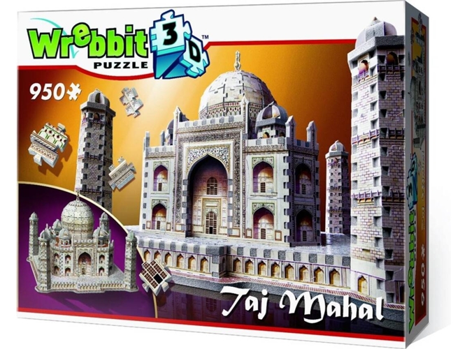 Puzzle 3D WREBBIT Taj Mahal (Edad Mínima: 12 - 950 Piezas)