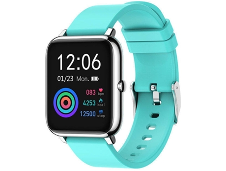 Smartwatch ENKERS con Ip67 Impermeable Cronómetro Alarma para Android Iphone-Azul-Azul