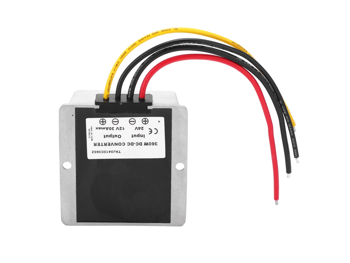 Convertidor De Voltaje Cc A Cc De 24 V A 12 V, 30 A, 360 W, Módulo De Conversión Para Automóvil Thj2412c360z