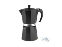 Cafetera Italiana ORBEGOZO Aluminio Negro (12 Tazas)