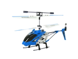 Ymsl Helicóptero De Control Remoto 3 Canales Distancia 10m Modelo Eléctrico Juguete Rc S107g Azul Hxl