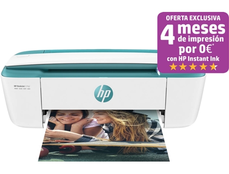 Impresora HP DeskJet 3762 (Multifunción - Inyección de Tinta - Wi-Fi - Instant Ink)