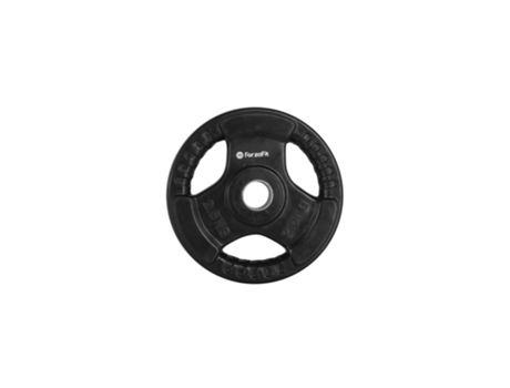 Placa de pesas ForzaFit - Pesas con mancuernas - 1x 2,5 kg - 30 mm - Goma