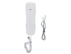 Teléfono De Escritorio Blanco A061 Para Montaje En Pared Con Extensión Continua Para Instalación En El Hogar Y La Oficina.