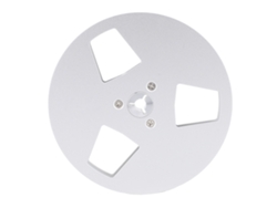 Carrete De Cinta Vacío De Aleación De Aluminio, 3 Orificios, 5 Pulgadas, Para Grabadora De Carrete A Carrete, 1/4 De Pulgada, Plateado