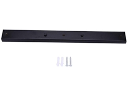 Soporte de lámpara colgante rectangular (negro)
