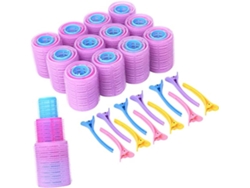 Juego De Rulos Autoadherentes Para El Cabello: 36 Tamaños Diferentes (grandes, Medianos Y Pequeños) Con 12