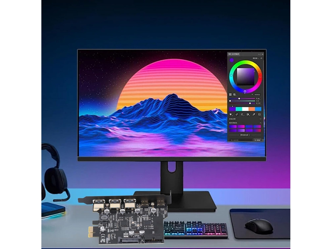 Tarjeta De Expansión Pcie Usb 3.2 Gen 2 De Alta Velocidad (20 Gbps) Con 5 Puertos Para Pc Con Sistema Operativo Os X