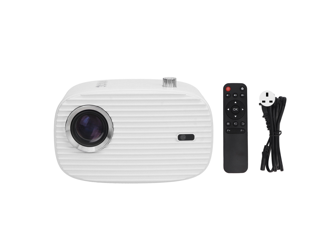 Proyector Portátil Mini Wifi 1080p Para Películas En El Hogar Y Al Aire Libre Con Enchufe Uk